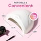 thumbnail image 5 of Lámpara de uñas LED UV, luz de gel SUNUV para esmalte de uñas, secador UV de 48 W con 3 temporizadores SUNone White, 5 of 5