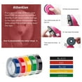 thumbnail image 4 of Nilvkv Mini Manual Label Machine C101 Embossing Machine Engraving Machine Hand Tent Decorative Tape Paper, Back-to-Schoo1 Supplies, 4 of 6