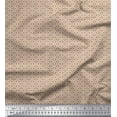 thumbnail image 1 of Soimoi Velvet Fabric Geometric Small Print Sewing Fabric Yard 58 Inch Wide, 1 of 3