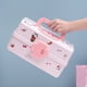 thumbnail image 3 of Caja de almacenamiento de accesorios para el cabello Qarigey rosa, 3 of 6