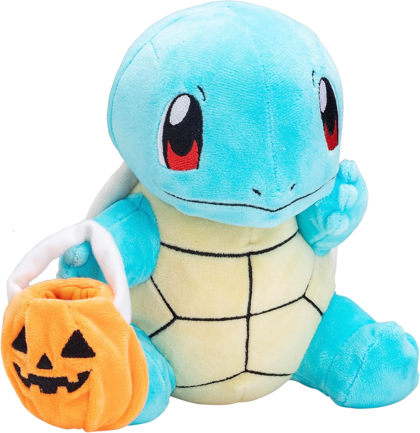 Pokemon Halloween 8" Squirtle Plush with Pumpkin Bag Accessory - 2024 Limited Edition - Officially Licensed - Soft Cute Seasonal Stuffed Animal Toy - Gift for Kids, Boys, & Girls