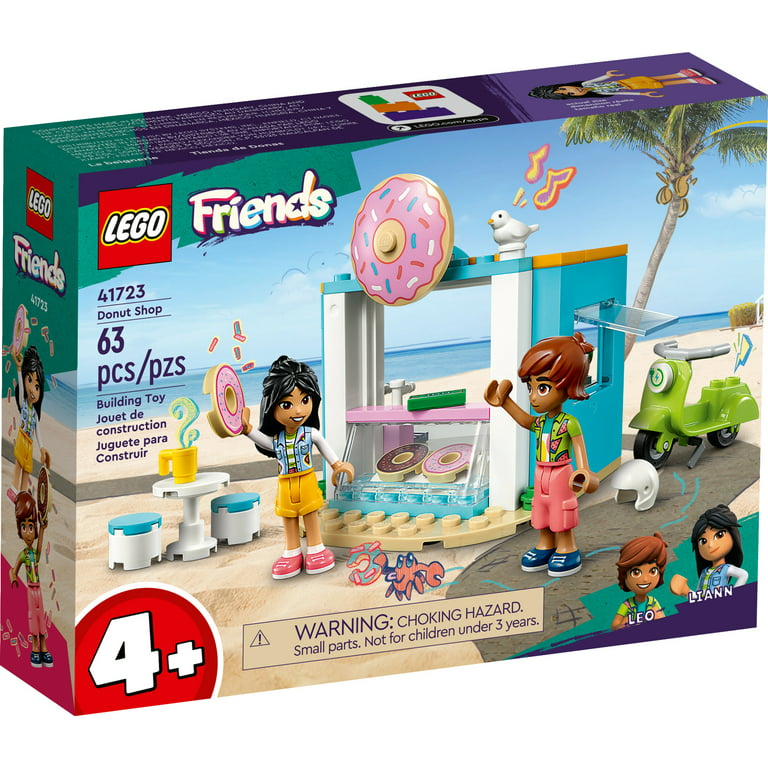 Electrify Prøv det Størrelse LEGO Friends Donut Shop 41723, Food Playset and Bakery Toy, Includes  Mini-Dolls and Toy Scooter, Small Gift Idea for Girls and Boys 4+ Years Old  - Walmart.com