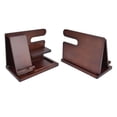thumbnail image 4 of Base para teléfono móvil, soporte de escritorio multifunción, estilo retro de pino, para gafas, llaves y reloj., 4 of 14