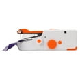 thumbnail image 3 of Máquina de coser portátil naranja, minimáquina de coser eléctrica con mango ergonómico para viajes y familia., 3 of 12