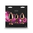 thumbnail image 4 of Rear Assets Heart Gem Metal Plug Kit in Rose, 4 of 4