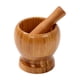 thumbnail image 1 of Juego De Cuencos De Molienda De Mortero, Mortero De Bambú Y Cuenco De Pedestal De Mortero, Olla Para Pugging De Ajo, Molinillo De Especias Y Pimienta, Herramientas De Cocina Yuarrent HA024422-03, 1 of 6