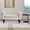 Linen-Beige, variant on Storage Bench with Arms End of Bed Bench,Velvet Entryway Bench with Storage, Button Tufted Upholstered Ottoman Bench Wood Legs, Window Sitting Bench for Bedroom/Living Room/Hallway, Black