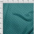 thumbnail image 3 of oneOone Viscose Jersey Teal Green Fabric Starfish Dress Material Fabric Print Fabric By The Yard 60 Inch Wide, 3 of 5