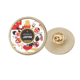 thumbnail image 1 of Broche de oro metálico circular estilo japones Sushi Unbranded 2.7 cm, 1 of 3