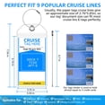thumbnail image 3 of Paquete de 5 portaetiquetas de equipaje Cruise para Carnival, NCL y Princess, 3 of 7