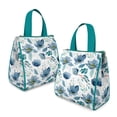 thumbnail image 2 of Pioneer Flower Floral Print Pattern Insulated Lunch Bag for Women & Adults,Large Portable Soft Cooler Lunch Bag,Thermal Food Storage Tote with Pearl Cotton,8.66L,8.75x5.75x9.5 Inch, 2 of 6