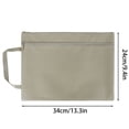 thumbnail image 2 of This Is Not A Book Handheld Thickened Stationery Homework Toy Storage File Bag A4 Size Large Storage Bags with Zipper, 2 of 5