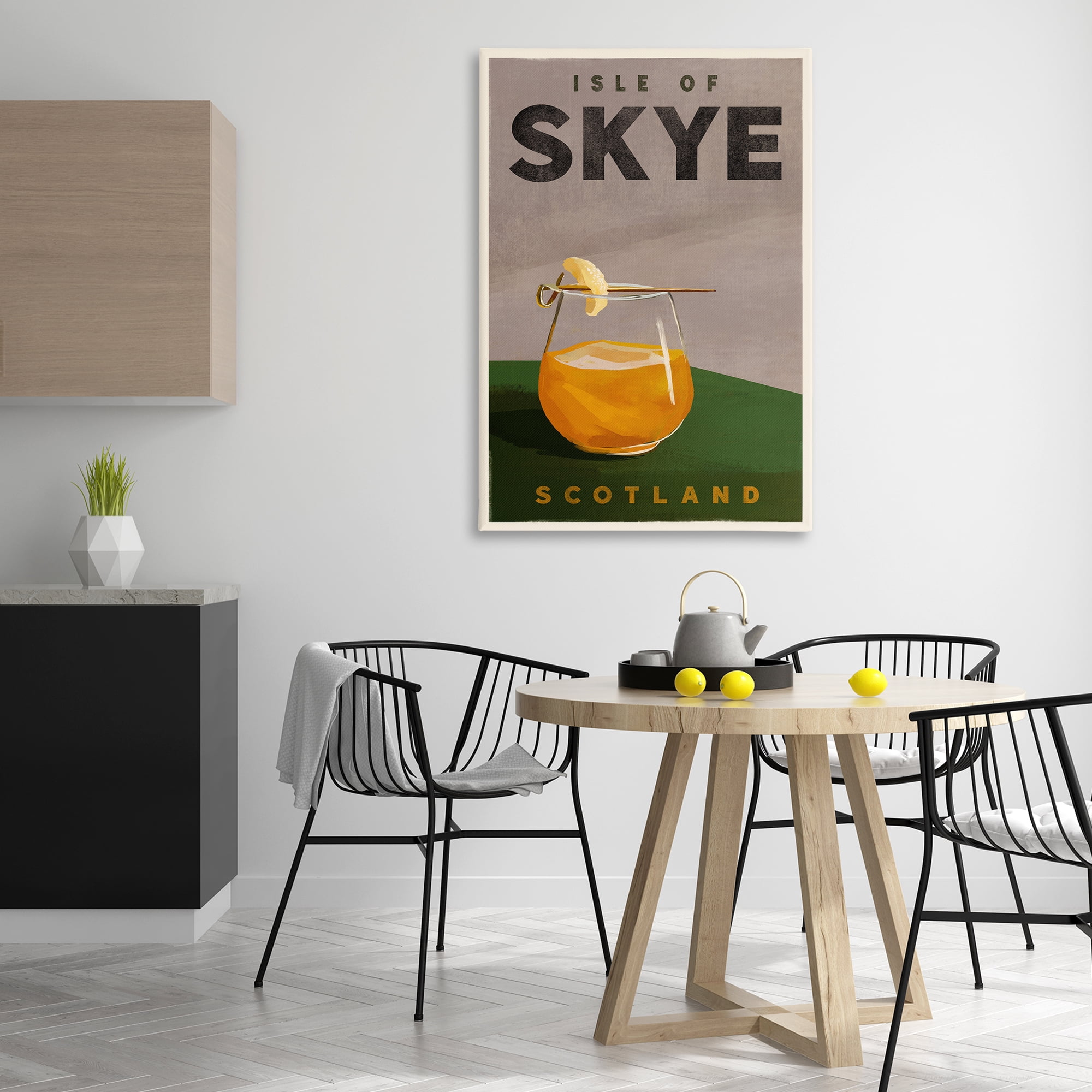 Stupell Industries Isle of Skye Cocktail Food & Beverage Painting Wrapped Canvas Art Print Wall Art, 30 x 45