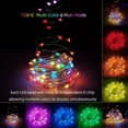 thumbnail image 5 of (5 pack) Onn LED Fairy Light String, 16’, RGB Color, 50LEDs, DC Power Type, 5 of 8