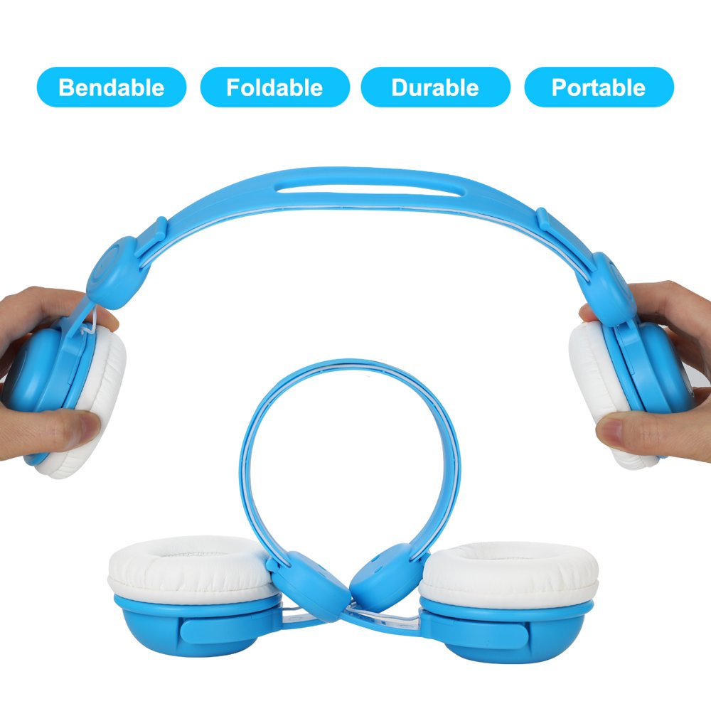 Kids Headphones, 85dB Volume Limited, Adjustable and Safe Hearing