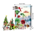 thumbnail image 1 of Nuevo Caja de calendario de Adviento de Navidad de Grinch peludo verde, 24 Uds., calendario, 1 of 5