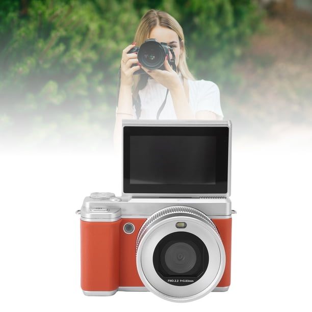 Cámara Digital De 5k, Cámara De Vlogging De 80mp Con Pantalla De Volteo De 3.0 Pulgadas 180, Zoom Digital 18x, Cámara De Video Wifi De Enfoque Automático Con Luz LED De