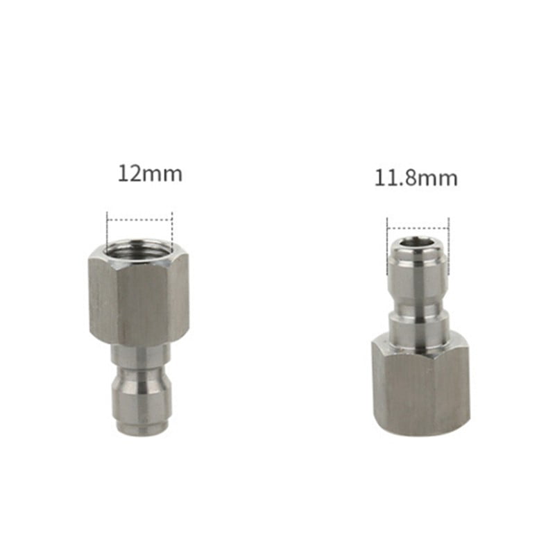 11.6mm Compact Quick Release Nozzles Stainless Steel Angles 0° 15° 25° & 40° 
