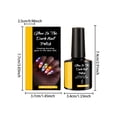 thumbnail image 3 of Glow In The Dark Gel, Glow Transparent Nail Top Coat, Long-lasting Luminous Nail Gel Top Coat for Nail Art, UV LED Needed Perfect with Any Colors Salon Pro DIY Home, 3 of 5