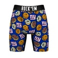 thumbnail image 2 of Men's Rock Em Socks Royal New York Giants NY Style Pizza Boxer Briefs, 2 of 4