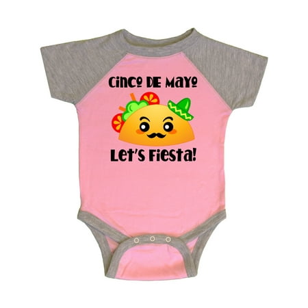 

Inktastic Cinco De Mayo Lets Fiesta Taco Gift Baby Boy or Baby Girl Bodysuit