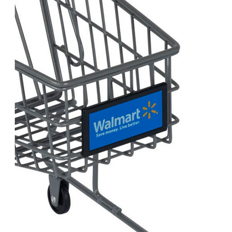 SparkShop Mini Walmart Shopping Cart - Blue