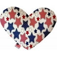 thumbnail image 2 of Mirage Pet 1240-CTYHT8 Patriotic Stars Canvas Heart Dog Toy - 8 in., 2 of 2