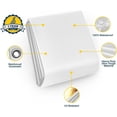 thumbnail image 2 of Seal Skin Heavy Duty 20x40 FT White Waterproof Tarp, 12 Mil Thick, UV & Tear Resistant, 2 of 8
