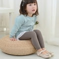 thumbnail image 3 of Toddler Baby Cable Knit Ankle Leggings Pants Footless Autumn Winter Tight Stockings for Girls, 3 of 4