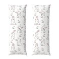 thumbnail image 1 of Fotbe Bunny And Bird Funda para Almohada Corporal con Diseño, Funda de Microfibra Ultrasuave de 20x54 Pulgadas, Ropa de Cama Elegante, 1 of 7