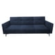 thumbnail image 1 of Sofa Cama Reclinable El Bazar Store Paris Terciopelo Azul marino Futón 3 posiciones Brazos movibles Sala, 1 of 8
