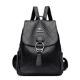 thumbnail image 3 of Mochila de gran capacidad para mujer, bolsos vintage de cuero suave de alta calidad, bolsos escolares para mujer, mochila de viaje, mochila para libros para mujer, 3 of 5