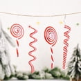 thumbnail image 2 of Cdar Plastic Candy Cane Lollipop Ornament, Tree Hanging Decoration Twisted Toy Candy Canes Stick for Home Party Holiday, 2 of 7
