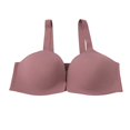 thumbnail image 3 of Women‘s Large Size Solid Color Bra Without Steel Ring And Seamless Front Buckle, 3 of 4
