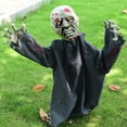 thumbnail image 2 of Decoración de terror de Halloween para insertar, gran columpio, fantasma, Control de voz, decoración al aire libre, hogar, jardín, accesorios de miedo, 2 of 4