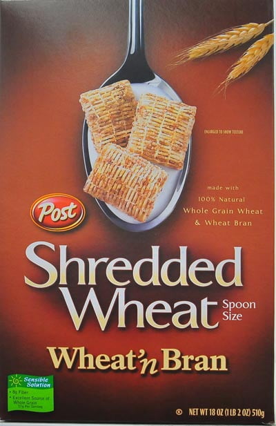 Post Foods Shredded Wheat  Cereal, 18 oz