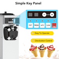 thumbnail image 2 of Missky Ice Cream Maker Machine, 1200W 7L Capacity Soft Serve Ice Cream Maker with Auto Clean & Pre-Cooling for Commercial and Home, 2 of 8
