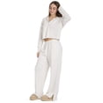 thumbnail image 3 of Mills by Millie Bobby Brown Women's Mineral Wash Wide Leg Sweatpants, Sizes XXS-XXL, 3 of 7