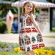 thumbnail image 5 of Balery Christmas Houses Camisón de princesa para niñas, pijama de algodón con mangas abullonadas, suave y bonito.-Large, 5 of 6