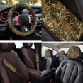 thumbnail image 5 of KUIFORTI Cute Camouflage Automobile Seat Cover Sets Soft 14 Pack Automotive Front Seat & Bench Back Seat Cover with Head Rest Protector Universal Fit Cars SUV Trucks Non Slip Durable Easy to Install, 5 of 7