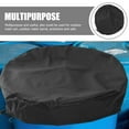 thumbnail image 5 of LOLIPPYY Black Oxford Cloth Gallon Bucket Cover with Drawstring Durable Dust Lid for Outdoor Use, 5 of 7
