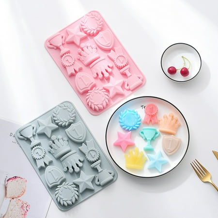 

WindC Cake Mold Wide Application Non-stick Silicone Cute Crown Shape Pastry Mold for Cake Making