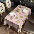 thumbnail image 2 of Floral Fairy Princess Pattern Rectangle Tablecloth 60"x102",Waterproof Polyester Rectangle Table Cloth, Wipeable Spillproof Polyester Tablecloth for Dining, Camping, Indoor and Outdoor, 2 of 6