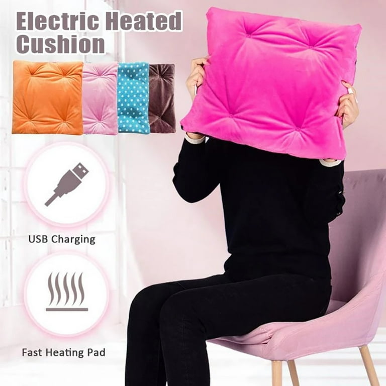 Electric Heated Seat Cushion - Office Chair Heating Pad, Small