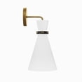 thumbnail image 4 of Starlight 1-Light Wall Sconce White Satin Brass, 4 of 7