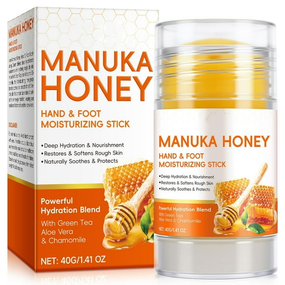 HHBEAUTY Callus Remover for Feet,Manuka Honey Moisturizing Sticks Foot Cream for Dry Cracked Heels and Feet Moisturizing & Exfoliating Care for Dry Cracked Feet Knees and Hands Callus