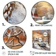 thumbnail image 3 of Designart "Vintage American Auto Winter Charm II" Car Old American Floater Framed Wall Art Prints, 3 of 5