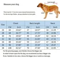 thumbnail image 7 of Miaododo Cotton Large Dog Clothes Pajamas Medium Dog  Costume Jumpsuits Clothes for Dogs 2020 Male Female Fully Covered Belly (Cartoon Animals,34(Chest 89cm)), 7 of 7