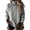 #01Gray, variant on Womens Chunky Cable Knit Pullover Solid Color Turtleneck Long Sleeve Knitted Sweater Loose Casual Fall Winter Top Red M