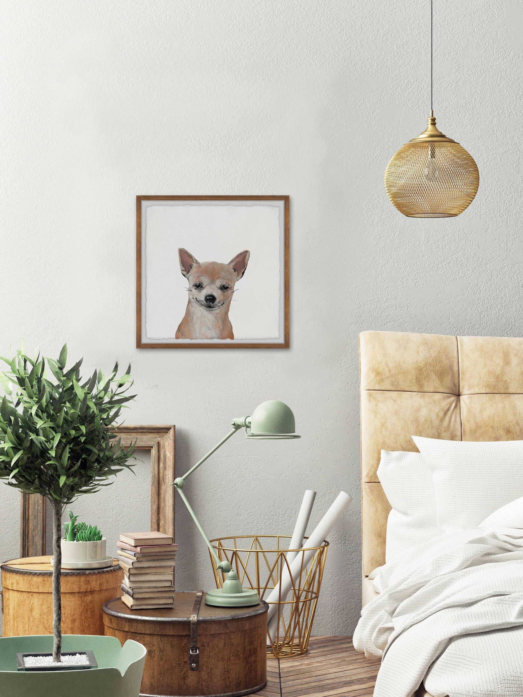 Marmont Hill "Those Sad Eyes" Framed Painting Art Print